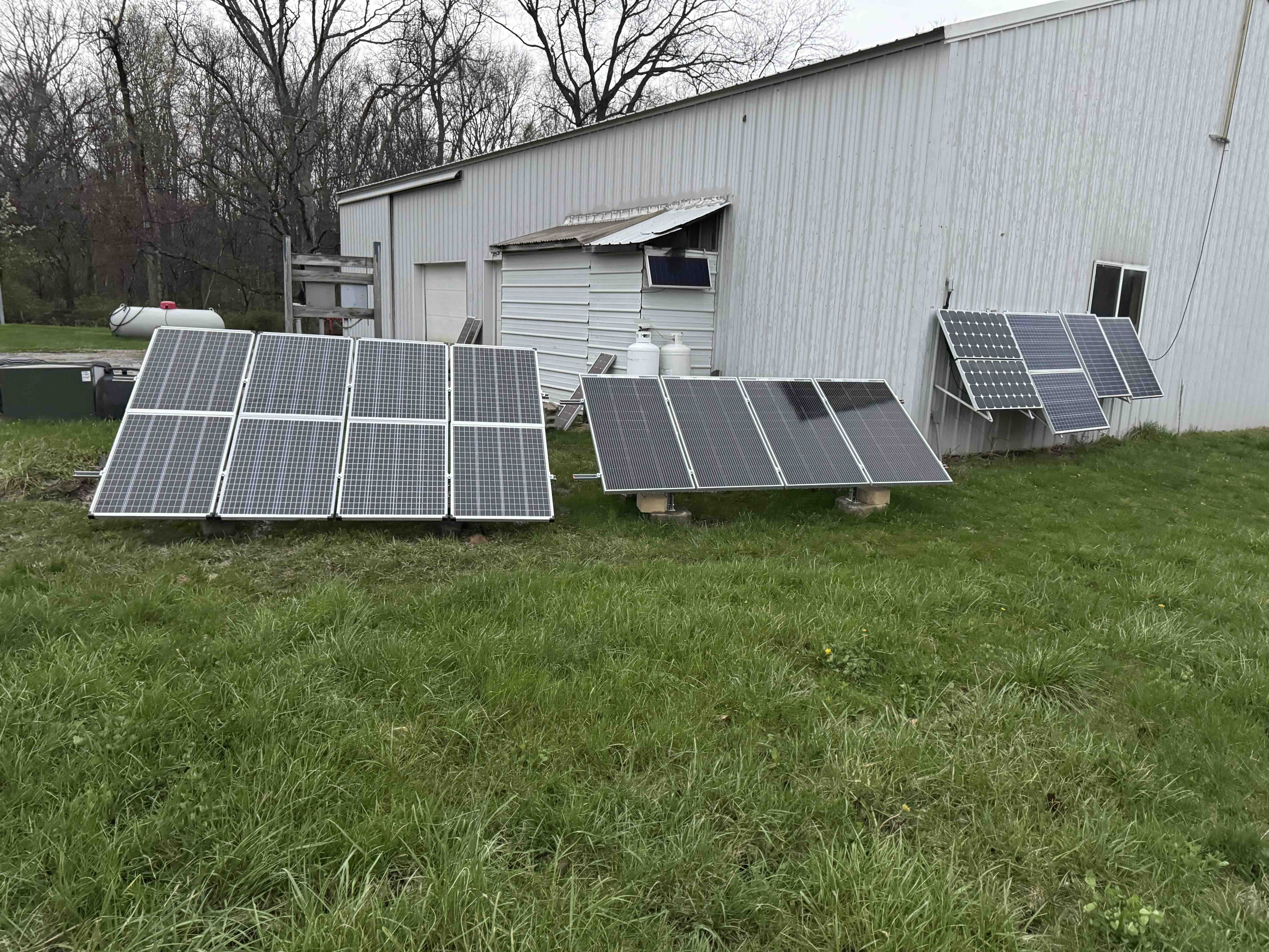 garage with panel